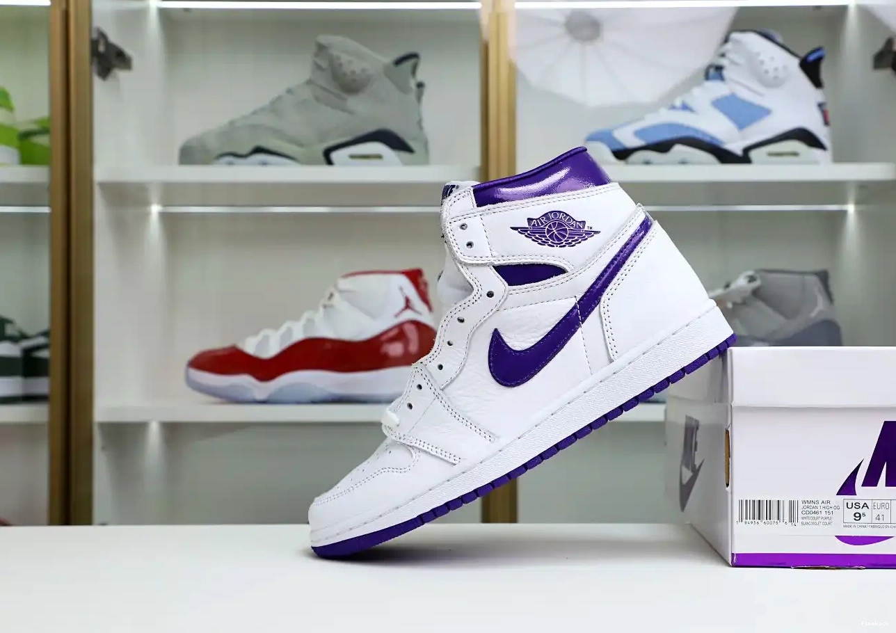 OG Court Air 1 Jordan Purple High 0409